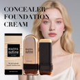 thumbnail image 3 of Hydrating Concealer,Foundation Stick,2-in-1 Concealer and Foundation Stick – Cream Coverage for Dark Circles and Blemishes, Hydrating Face Stick with Double-Ended Brush(B), 3 of 7