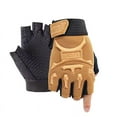 thumbnail image 5 of Guantes de camuflaje tácticos de medio dedo para niños, para deportes al aire libre, para fanáticos militares, antideslizantes, resistentes al desgaste, para estudiantes, 5 of 5