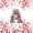 Red White A, variant on Catabedysis Rustic Flowers ABC Print N 7-Piece Twin Bedding,Personalized Monogrammed Gifts Bedding Comforter Set,Pink Reversible For Girls
