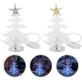 thumbnail image 2 of 2 luces nocturnas USB RGB intermitentes con forma de árbol luminoso, lámpara de mesa LED decorativa para mesilla de noche, como se muestra en la imagen., 2 of 7