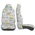 thumbnail image 5 of Haiem Space Doodle Printed Car Seat Covers Set of 2, Universal Fit Car Seat Covers,Protective Seat Covers,Comfortable Car Seat Covers, Easy Installation Seat Covers, 5 of 9
