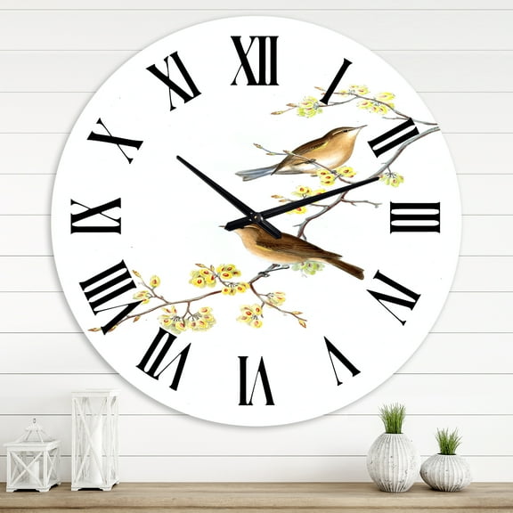 Designart 1 in Quartz Traditional Wall Clock