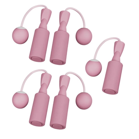 Cordless Ball Skipping Rope Wireless Weighted Ball Skipping Rope Wireless Slimming Skipping Rope Pink