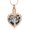 Rose Gold-Blue, variant on Personalized Crystal Heart Cremation Necklace for Ashes Tree of Life Urn Cremation Jewelry for Women Men Memorial Pendant for Loved Ones