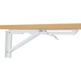 thumbnail image 4 of Furvclv Laundry Room Folding Table, Wall Mounted Folding Table For Small Spaces, Fold Down Desk Workbench, Drop Leaf Table For Home Office, Garage, Shed, Laundry Room, 4 of 9