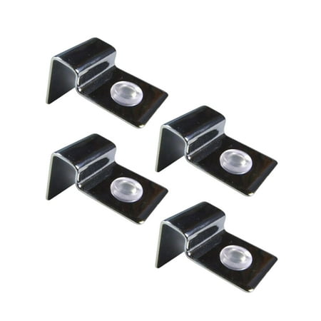 4x Aquarium Cover Clips, Fish Tank Support Holder, Clamp Stand Bracket