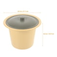 thumbnail image 2 of SWETRACE Mens Portable Urinal Round Plastic Yellow 1Set for Travel, 2 of 6
