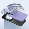 thumbnail image 3 of Dteck for Samsung Galaxy Z Flip 5 Case with Screen Protector, Hinge Protection with Ring Holder All-Inclusive Shockproof Cover for Samsung Galaxy Z Flip5 5G,Purple, 3 of 7