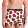 thumbnail image 5 of Daiia Hand Drawn Strawberry Men's Underwear Boxer Briefs, Cotton Stretch Moisture-Wicking Underwear-Large, 5 of 9