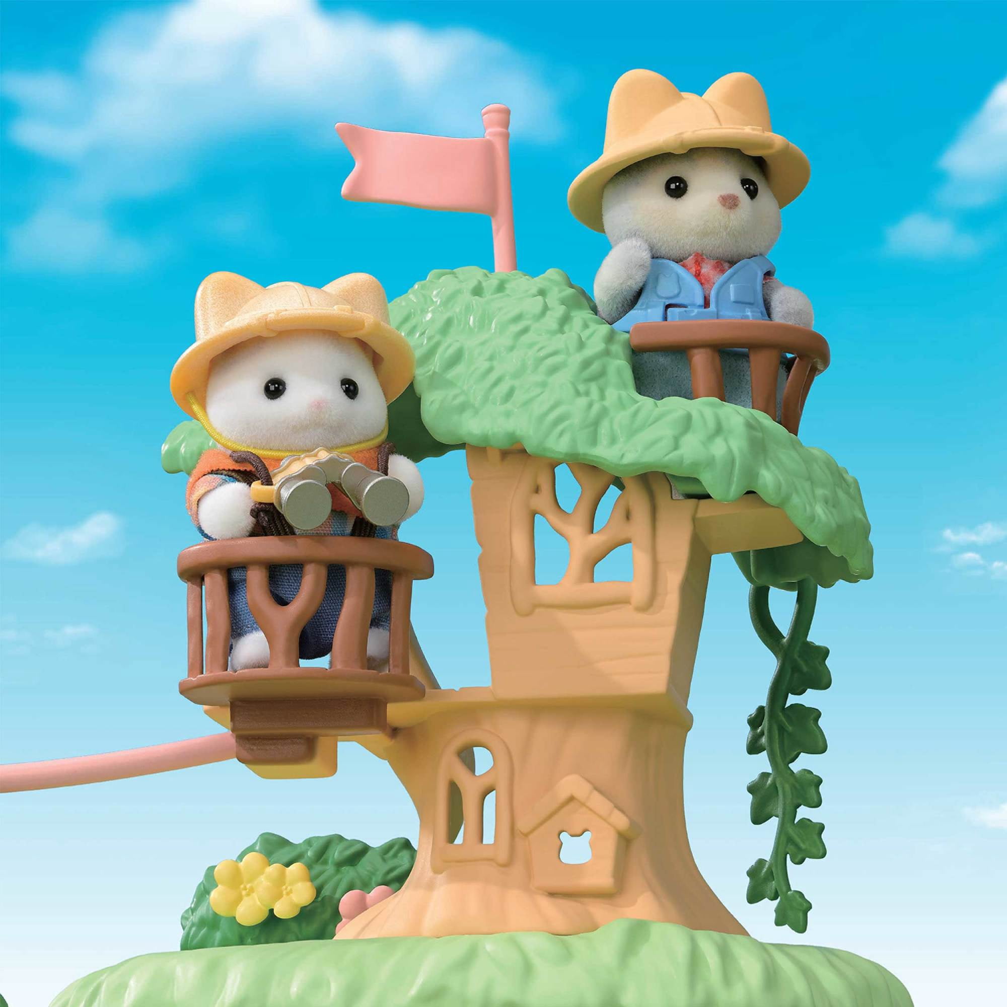 Calico Critters Secret Forest Falls, Dollhouse Playset with Figure and Accessories