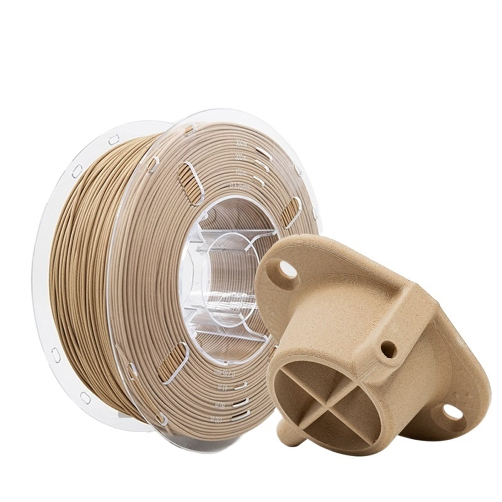 Wood 3D Printer PLA Filament 1.75mm 3D Printing Material 1kg Spool for Most FDM 3D Printer
