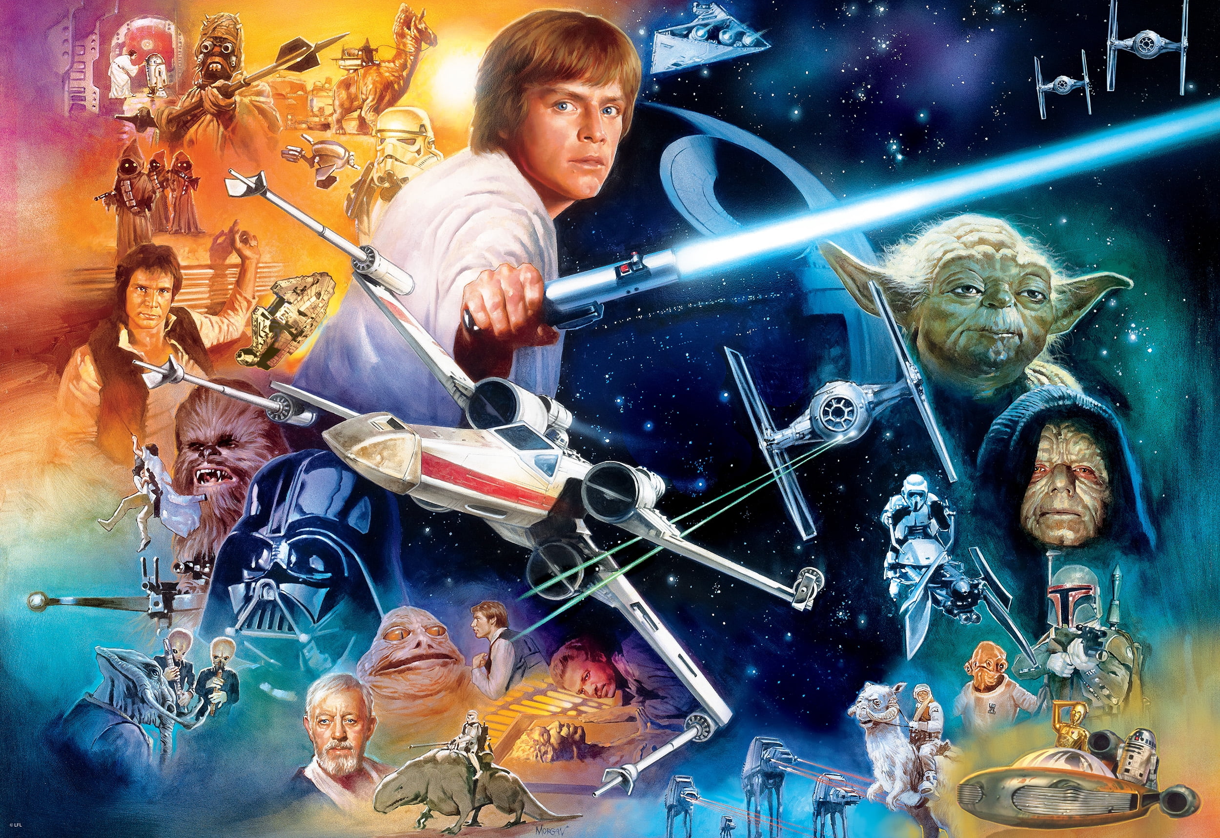 Buffalo Games 2000-Piece Silver Select The Force is Strong Interlocking Jigsaw Puzzle for Adults Ages 14+