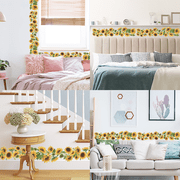 Neutral Sunflower Mural Home Wall Decal & Sticker