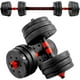 thumbnail image 1 of Set Mancuernas Ajustables Centurfit 20k 12 Pesas Barra Recta + Guantes, 1 of 8