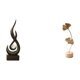 thumbnail image 1 of Escultura abstracta de fuego,Estatua de arte abstracto,adorno para decoración del hogar,Escultura de hoja,Estatua de hoja de metal,escultura de hoja,decoración para el hogar,Figura artística, 1 of 8