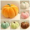 thumbnail image 2 of Mightlink Pumpkin Throw Pillow Realistic Looking Plush Kids Room Throw Pillow Holidays Party Supplies for Gifts, 2 of 7