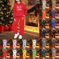 thumbnail image 2 of FUZHIQ Girls Tracksuit Set 2 Piece Christmas Print Long Sleeve Top and Jogger Pants Holiday Party Wear Pullover 2Pcs Winter Kids Clothes Light Blue for 7-8 Years, 2 of 6