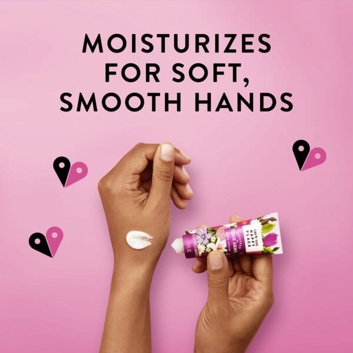 Find Your Happy Place Moisturizing Hand Cream Wrapped In Your Arms Blush Rose and Magnolia 1 fl oz