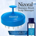 thumbnail image 2 of Nizoral Hair Shampoo Brush with Soft Silicone Scalp Massager Brush Head, for All Hair Types, Deep Cleanses Scalp and Removes Dead Flaky Skin and Residue, Pack of 2, 2 of 5