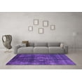 thumbnail image 3 of Ahgly Company Indoor Rectangle Oriental Purple Industrial Area Rugs, 7' x 10', 3 of 4