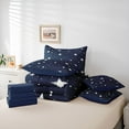 thumbnail image 6 of Feelyou Cartoon Stars Print Bedding Comforter Set 7pcs, Boy Girl Queen Bedding Sets, 6 of 8