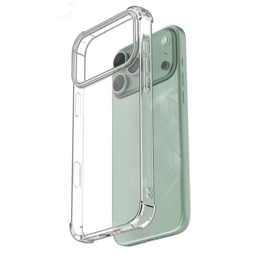 Anti-Shock Protective Case for iPhone 17 Pro – Slim Transparent TPU Case, Shockproof Drop & Camera Protection, Scratch-Resistant, Crystal Clear Design (iPhone 17 Pro)