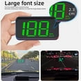 thumbnail image 2 of Car Speedometer Digital HUD Head Up Display Universal GPS Speedome/, 2 of 8