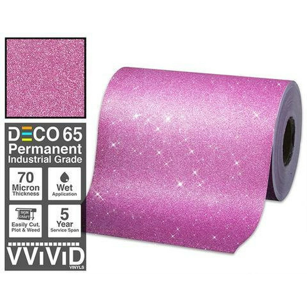 Contact Paper Craft Vinyl Pink Glitter Permanant Craft Film For
