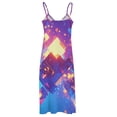 thumbnail image 5 of Abstract 3D Futuristic Geometric Plaid Sleeveless Dress Woman Fashion Long Dresses Women's Summer Suit Dress Summer 2025 Women, 5 of 7
