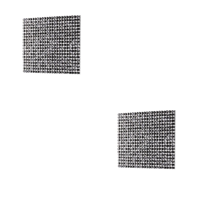 Matsuzay Crystal Rhinestone Ribbon Glass Drill Mesh Glitter Back Glue Sticker conveniente usando cinta negra de doble cara 6 Type1 NO1 Matsuzay CBP223902