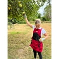 thumbnail image 6 of Grampa's Garden Apron - Blue Cross Back Gardening Apron With Pockets For Women & Men | Harvest Apron with Large Kangaroo Pouch | Great Gardening Gift, 6 of 15