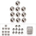 thumbnail image 4 of 10 Pcs Tête de Bouchon Hexagonal Mâle Tête de Bouchon Hexagonal Raccord de Tuyau Tête de Bouchon Outil de Rodage de Valve Raccord de Tuyau en Acier Inoxydable 304, 4 of 7