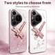 thumbnail image 4 of KADEM For Huawei Pura 70 Pro Pura 70 Pro Case Dragonfly Kickstand TPU Flowers Glitter Phone Cover -, 4 of 5