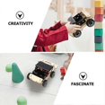 thumbnail image 2 of 2 Sets of Solar Car Assemble Toys Children DIY Solar Electric Car Toys Wooden Solar Car Toys, 2 of 4
