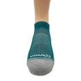 thumbnail image 2 of USA Made - No Show Socks - Micro Weight Full Cushion - Running Socks - Merino Wool - Mountain Heritage - Teal Green - X-Large, 2 of 3