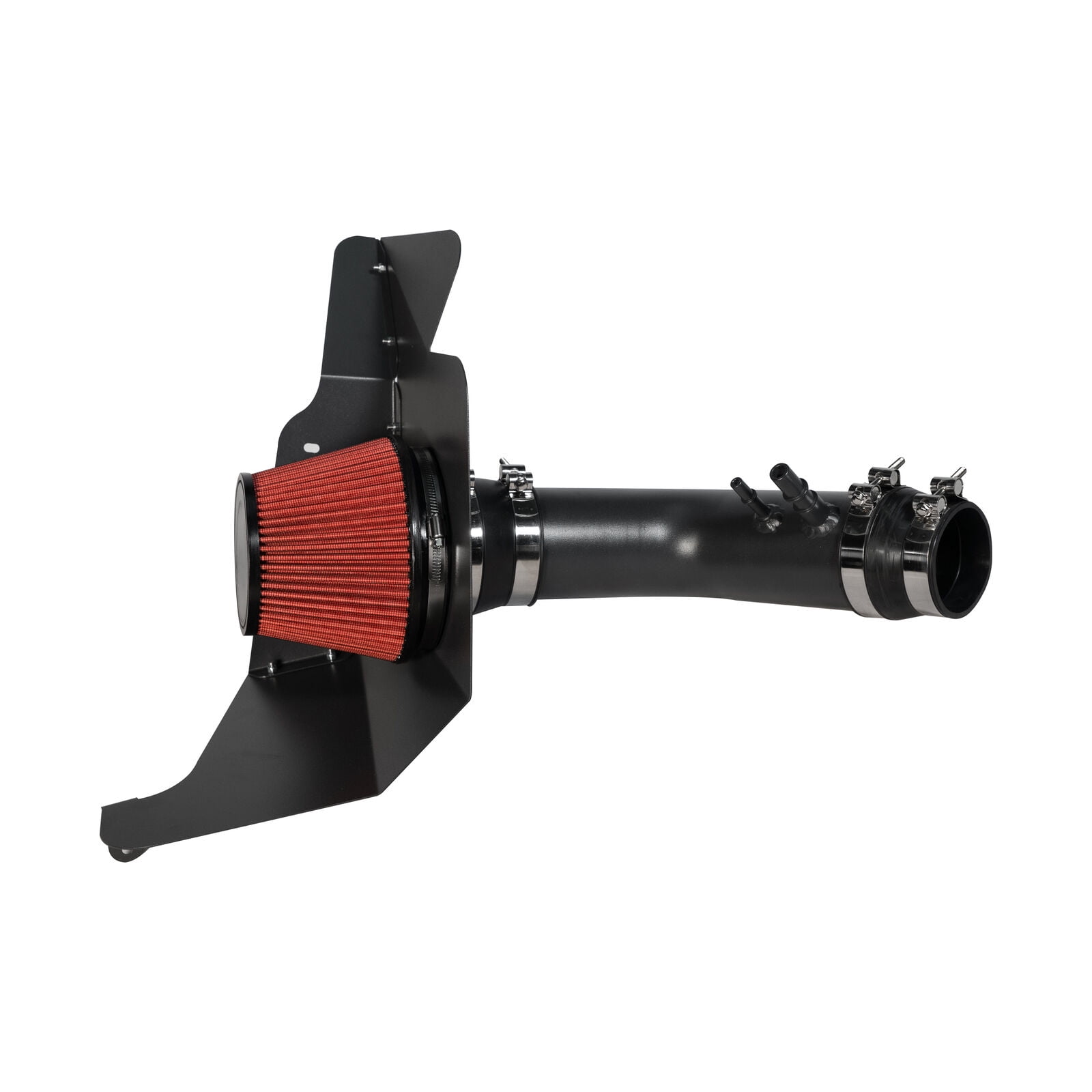 HZ Red 2015-2017 Ford Mustang 3.7 V6 Cold Air Intake Kit + Heat Shield