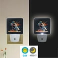 thumbnail image 5 of Baseball Batter Night Light 2 Pack LED Nightlight Plug into Wall Dusk to Dawn Sensor Soft White, 5 of 7
