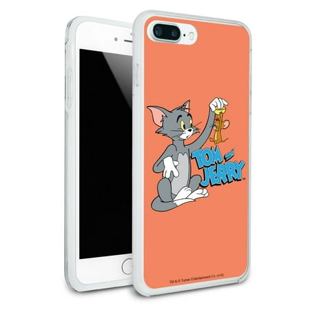 Tom and Jerry Best Friends Protective Slim Fit Hybrid Rubber Bumper Case for Apple iPhone 7 and 7