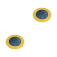 thumbnail image 1 of Matsuzay Cubierta de drenaje de piso de silicona desodorante colador de fregadero de casa interior reemplazo de accesorios de filtro de cabello Azul amarillo 2piezas, 1 of 6