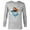 Athletic Heather, variant on Ice Age Manfred Diego Sid and Scrat The Iceberg Brigade - Long Sleeve T-Shirt for Men - Customized-Black