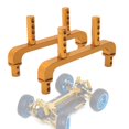 thumbnail image 3 of Actualizar la de cáscara  RC 1:18 Publicar accesorios Modelo Piezas de repuesto Metal DIY 2 Piezas s de cáscara para W dorado Hugo  Piezas de coches RC, 3 of 10