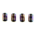 thumbnail image 2 of 4 Pièces Multi-Couleurs Pneu Pneu Roue Valve Valve Valve Hexagonale Bouchon, 2 of 7