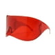 thumbnail image 1 of Gafas de sol futuristas a prueba de viento, gafas de moda ciberpunk Y2K. Rojo, 1 of 9
