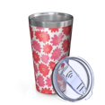 thumbnail image 2 of 16oz Tumblers Pioneer Flower Floral Print Pattern Stainless Steel Vacuum Insulated Double Wall Travel Tumbler Cups Mug with Lid and Straw,Cleaning Brush for Coffee,Tea, 2 of 4
