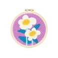 thumbnail image 2 of Coarse Yarn Poke Embroidery DIY Material Package Flower Series Style Poke Music, 2 of 6