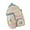 Beige, variant on Japanese Styles Backpack School Bag Contrast Color Backpack Casual Rucksack