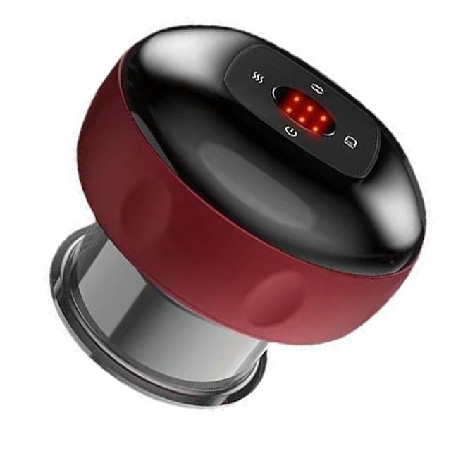 Vacuum Suction Cup Smart Vacuum Cupping Cup Temperature Control Durable Red USB Charging For Home ANGGREK Otros
