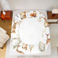 thumbnail image 5 of Castle Fairy Teens Cute Elephants Deer Fox Rabbit 4pcs Bed Sheets,Chic Flowers Butterflies King Sheets,Cartoon Jungle Animal Super Cozy Sheet Set,Breathable Home Decor, 5 of 7