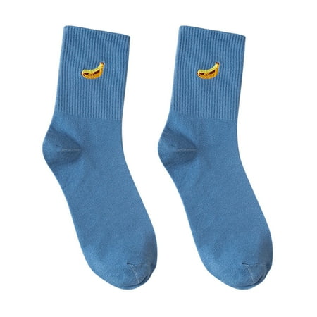 

Ankle Socks For Women Fruits Embroidery Cute Printing Short Comfortable Gifts Socks