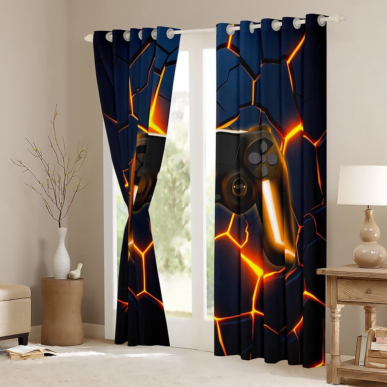 Gamer Room Verduistering Gordijnen voor Slaapkamer Jongens